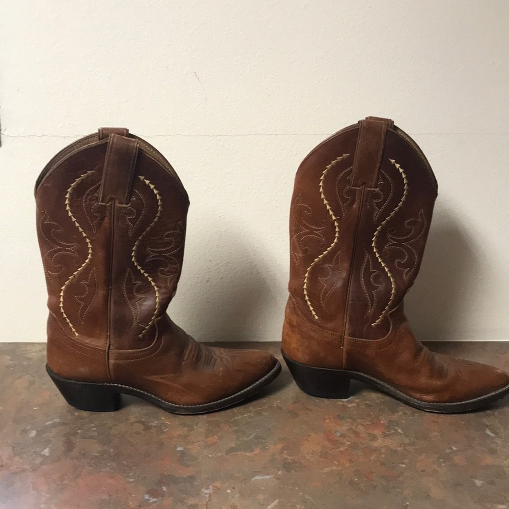 Cowboy Boots Boys size 5 Justin brand Toy Story Woody Costume